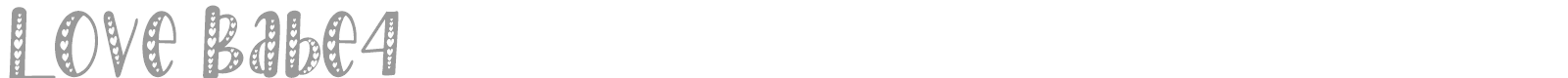 Love Babe font preview